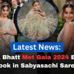 Alia Bhatt Met Gala 2024 Best Look in Sabyasachi Saree